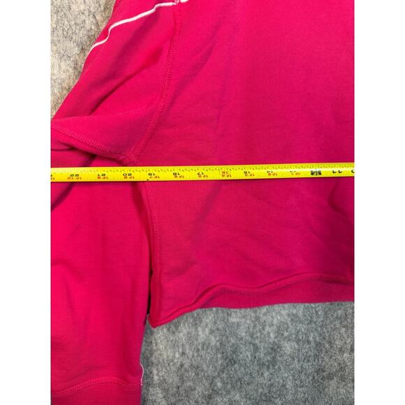 Rag & Bone Womens Pink Medium Cropped Long Sleeve Top FLAWED - Picture 7 of 8